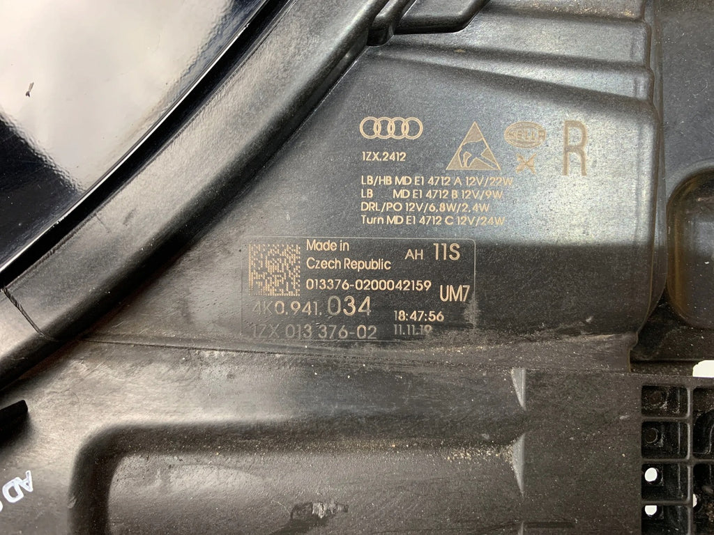 Frontscheinwerfer Audi A6 C8 4K0941033 4K0941034 Ein Stück (Rechts oder Links)