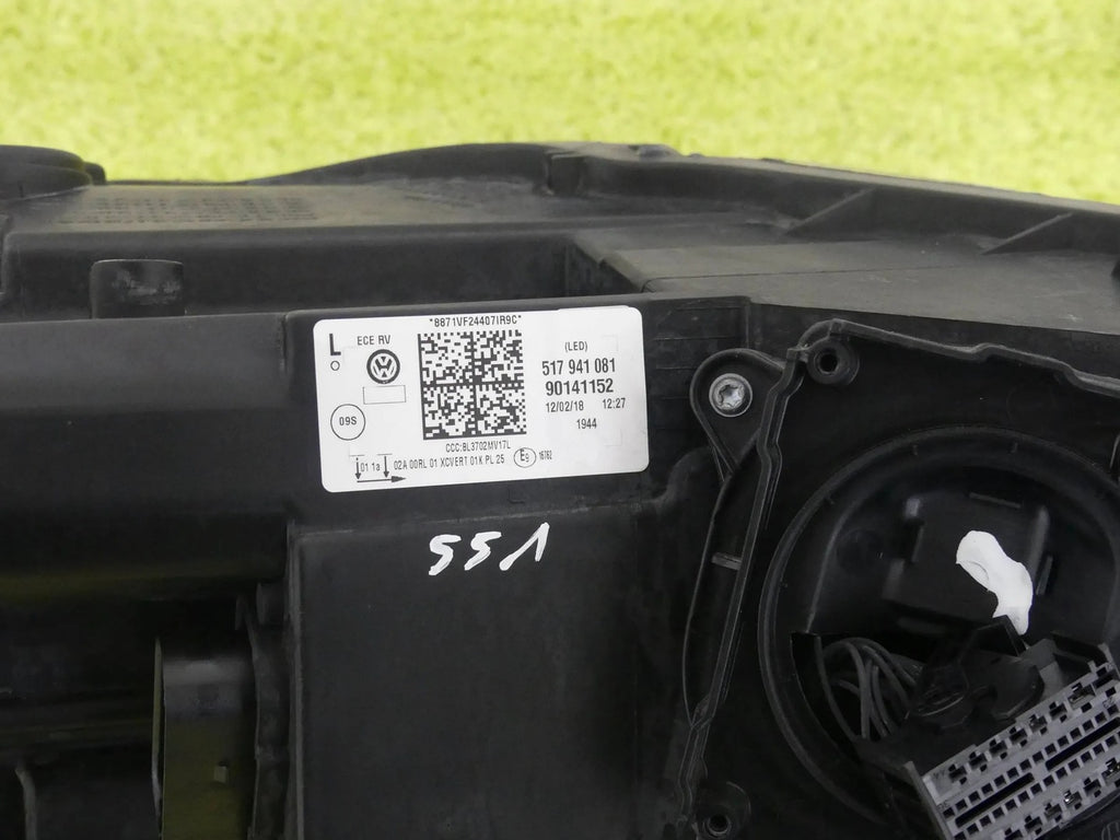 Frontscheinwerfer VW Sportsvan 517941081 LED Links Scheinwerfer Headlight SCH1607618800vi