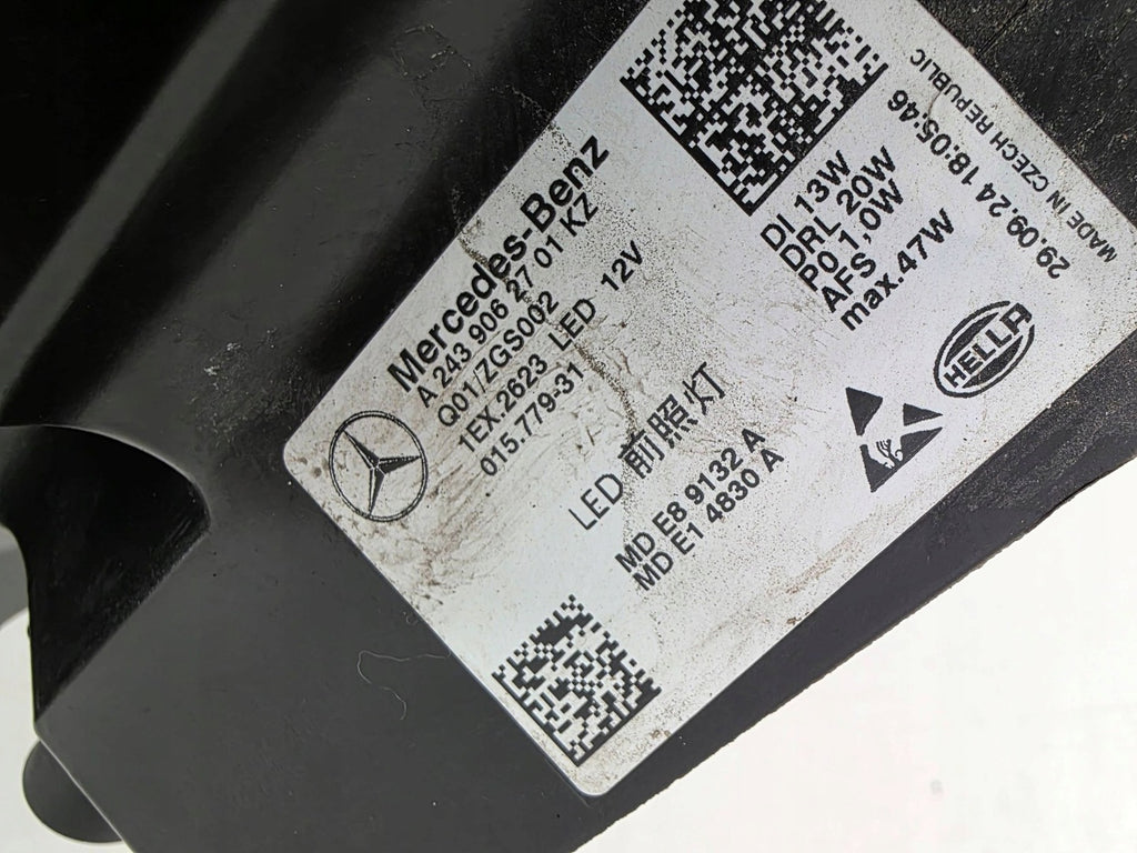 Frontscheinwerfer Mercedes-Benz Eqa Eqb A2439062701 LED Links Headlight SCH8069086457yr