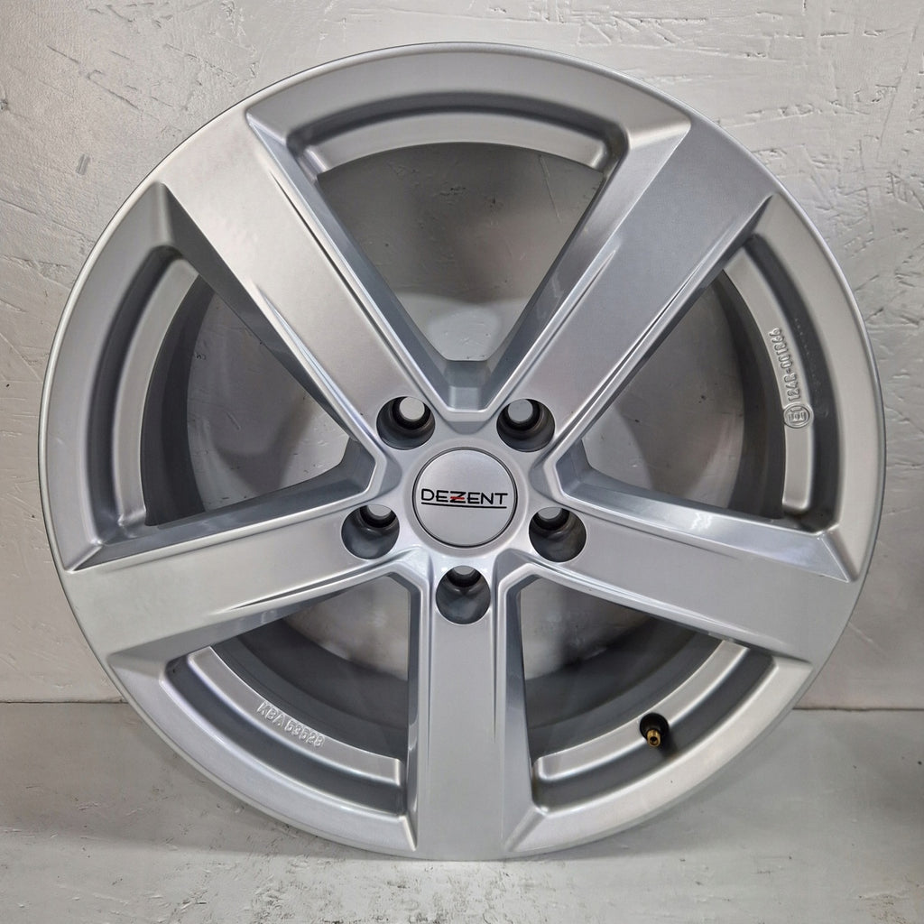 4x Alufelge 17 Zoll 6.5" 5x112 43ET Silber KBA53528 Rim Wheel FEL2490580143xz