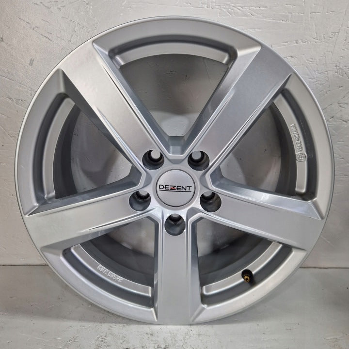 4x Alufelge 17 Zoll 6.5" 5x112 43ET Silber KBA53528 Rim Wheel FEL2490580143xz