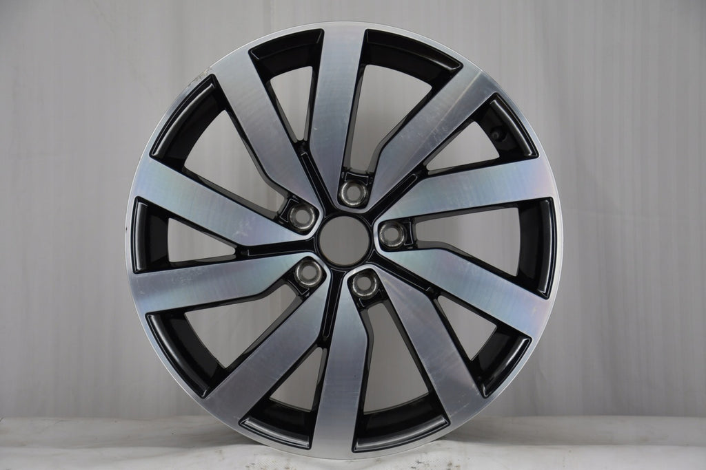1x Alufelge 18 Zoll 7.0" 5x112 52ET Glanz 5TA601025F VW Rim Wheel FEL3175207191gv