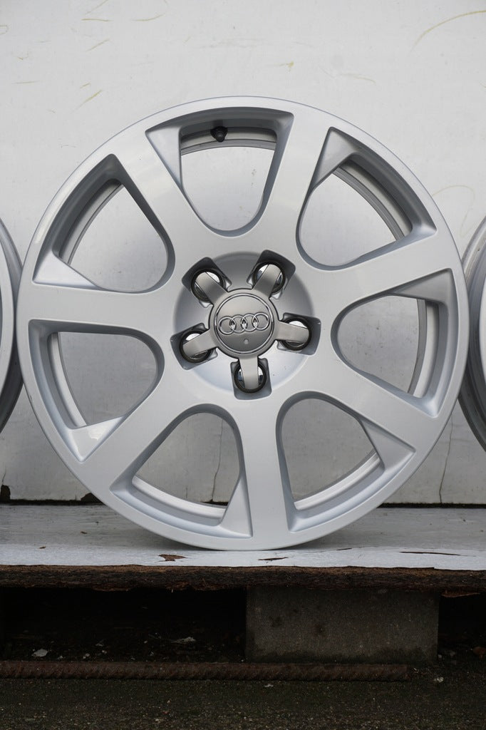 4x Alufelge 17 Zoll 7.0" 5x112 37ET Glanz Silber 8R0601025 Audi Rim Wheel FEL9468456430al