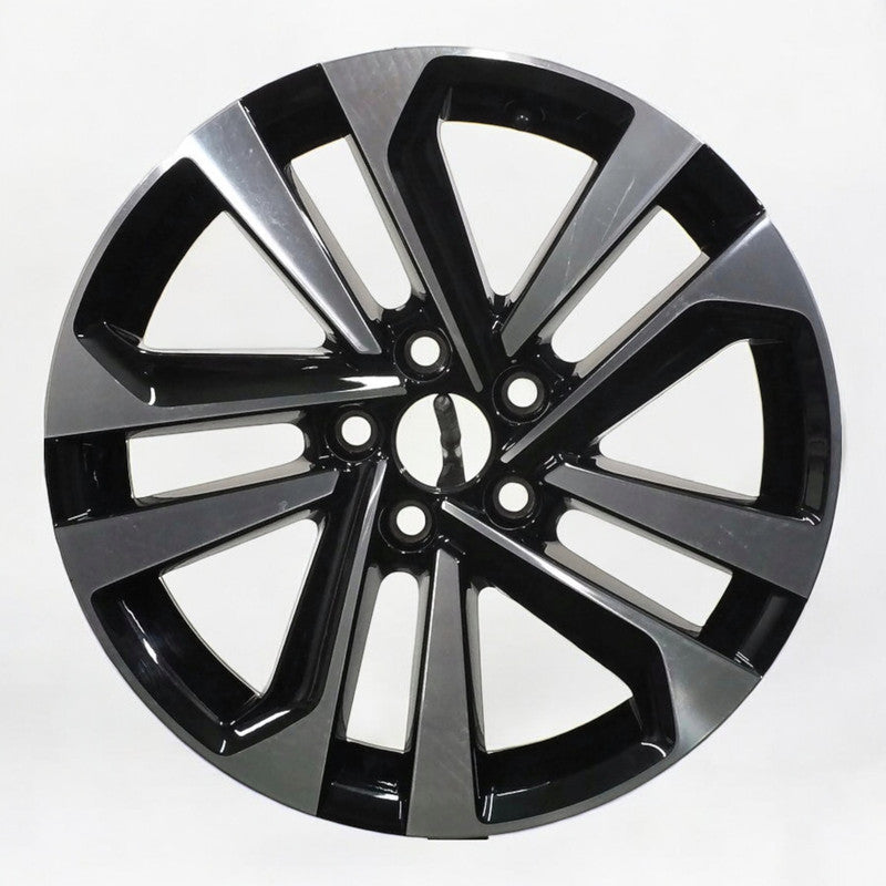 1x Alufelge 16 Zoll 6.0" 5x100 35ET Glanz Schwarz 2GM601025 VW T-Cross Rim Wheel