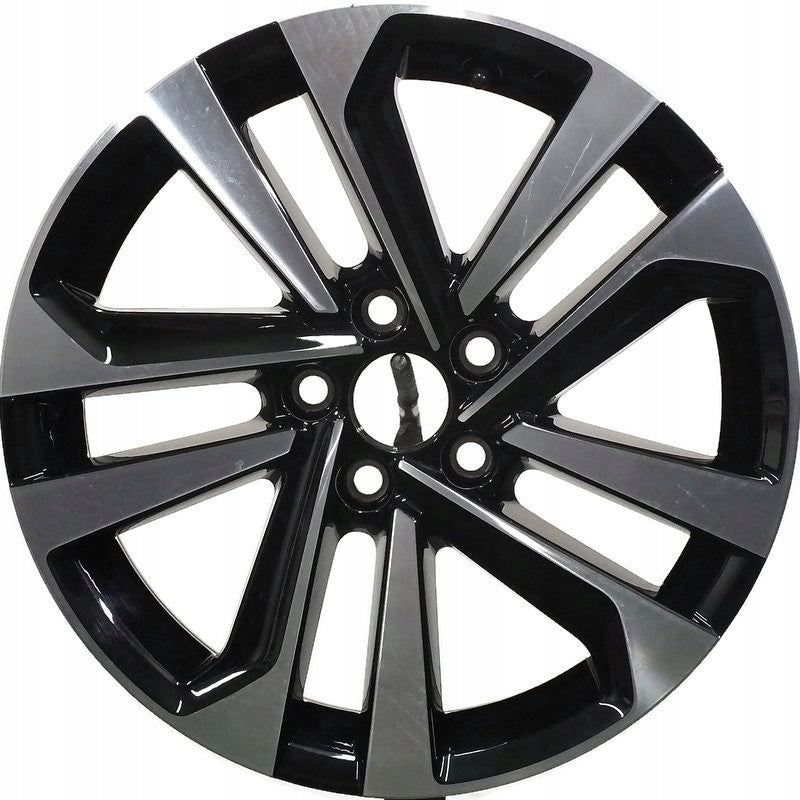 1x Alufelge 16 Zoll 6.0" 5x100 35ET Glanz Schwarz 2GM601025 VW T-Cross Rim Wheel