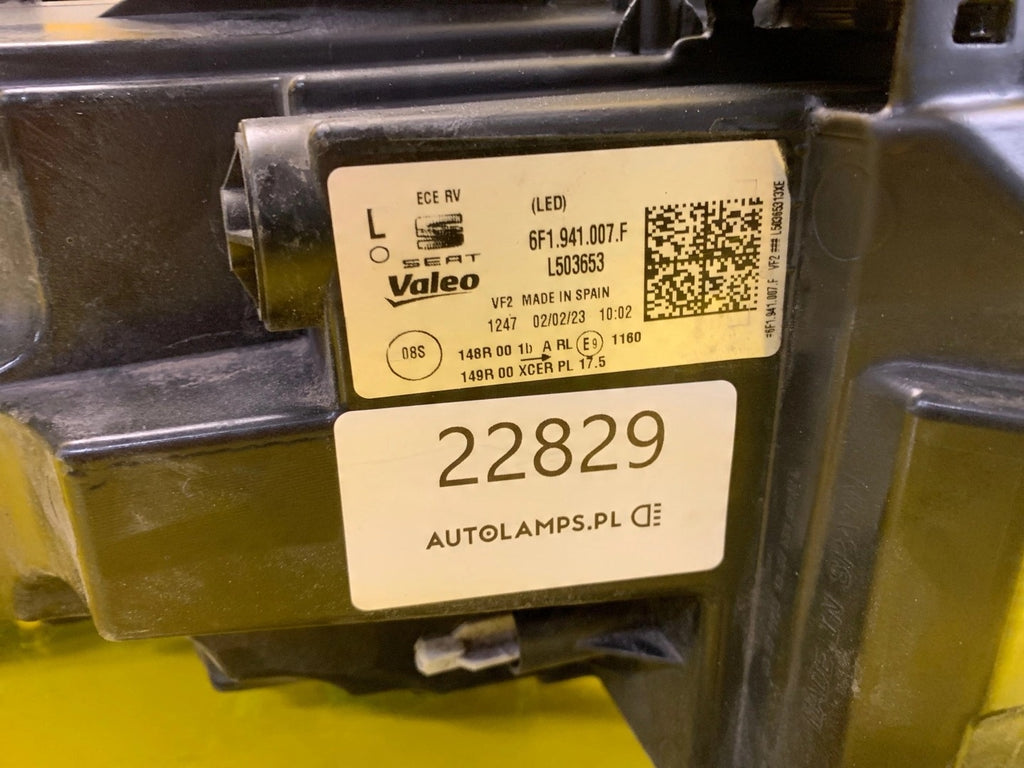 Frontscheinwerfer Seat Ibiza V 6F1941007F LED Links Scheinwerfer Headlight