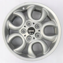 Load image into Gallery viewer, 1x Alufelge 16 Zoll 6.5" 5x120 46ET Glanz Silber 9803725 Mini R60 R61 Rim Wheel FEL1441482316yd