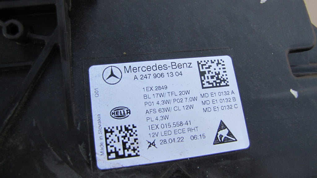 Frontscheinwerfer Mercedes-Benz W247 A2479061304 LED Links Headlight SCH4695173851gd