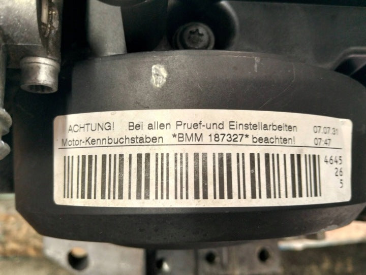 Motor Audi Seat Skoda VW I BMM 2.0 TDI 191TKm 2007 Diesel Engine Komplett MOT3687084835eb