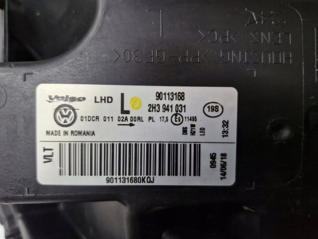 Frontscheinwerfer VW Amarok 2H3941031 Links Scheinwerfer Headlight SCH8914101194kt