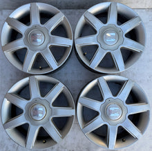 Laden Sie das Bild in den Galerie-Viewer, 4x Alufelge 15 Zoll 6.0" 5x100 38ET Glanz Silber 1M0601025K Seat I Rim Wheel FEL5209848580jp
