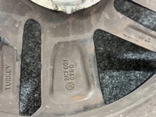 Load image into Gallery viewer, 1x Alufelge 17 Zoll 6.5" 5x112 49ET Glanz Schwarz 2K7601025C VW Caddy V FEL6620592188id