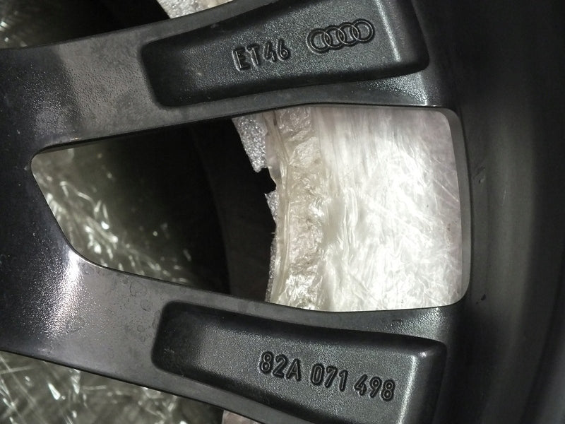 1x Alufelge 18 Zoll 7.5" 5x100 46ET Matt Schwarz 82A071498 Audi Rim Wheel FEL4182852652ub