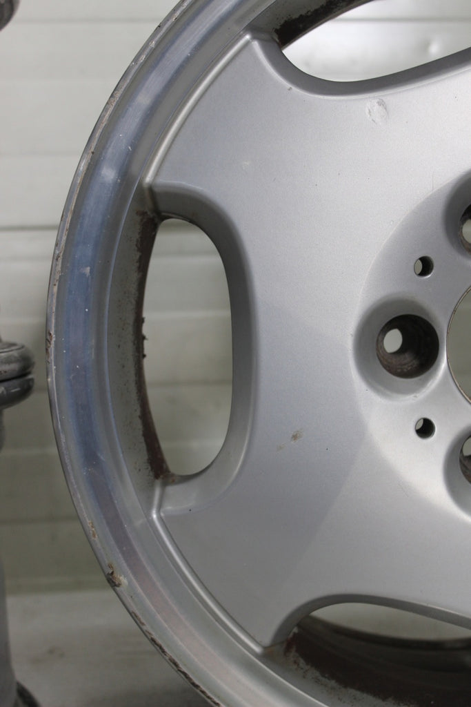 4x Alufelge 16 Zoll 7.0" 5x112 37ET Glanz Silber A2084010102 Mercedes-Benz W210 FEL2354113835vg