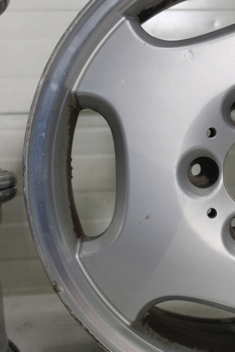 4x Alufelge 16 Zoll 7.0" 5x112 37ET Glanz Silber A2084010102 Mercedes-Benz W210 FEL2354113835vg