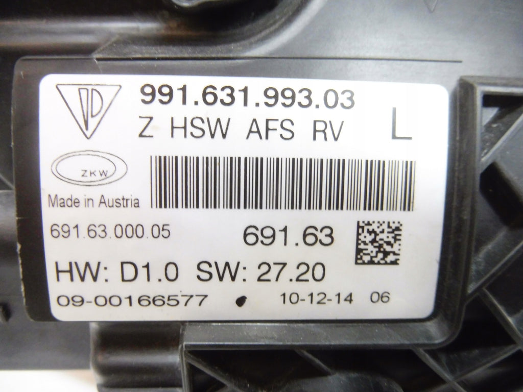 Frontscheinwerfer Porsche 99163199303 Xenon Links Scheinwerfer Headlight SCH3507812485zk
