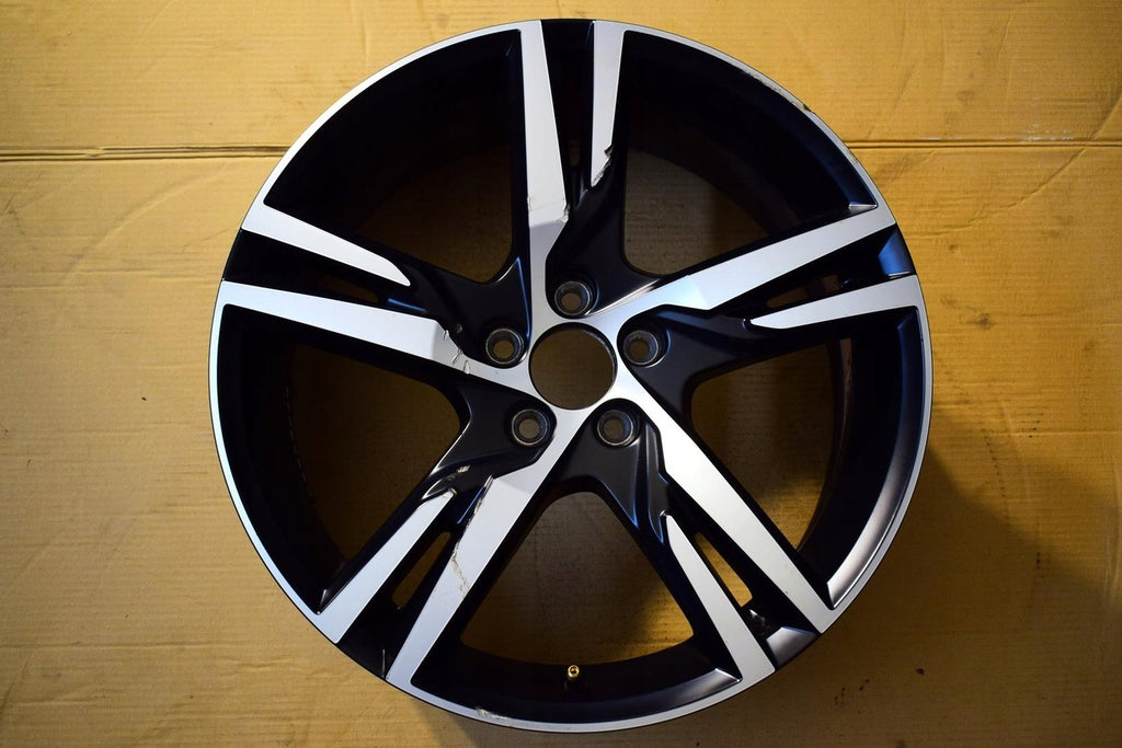 1x Alufelge 19 Zoll 7.5" 5x108 50,5ET Matt Schwarz 31423931 Volvo Xc60 Ii