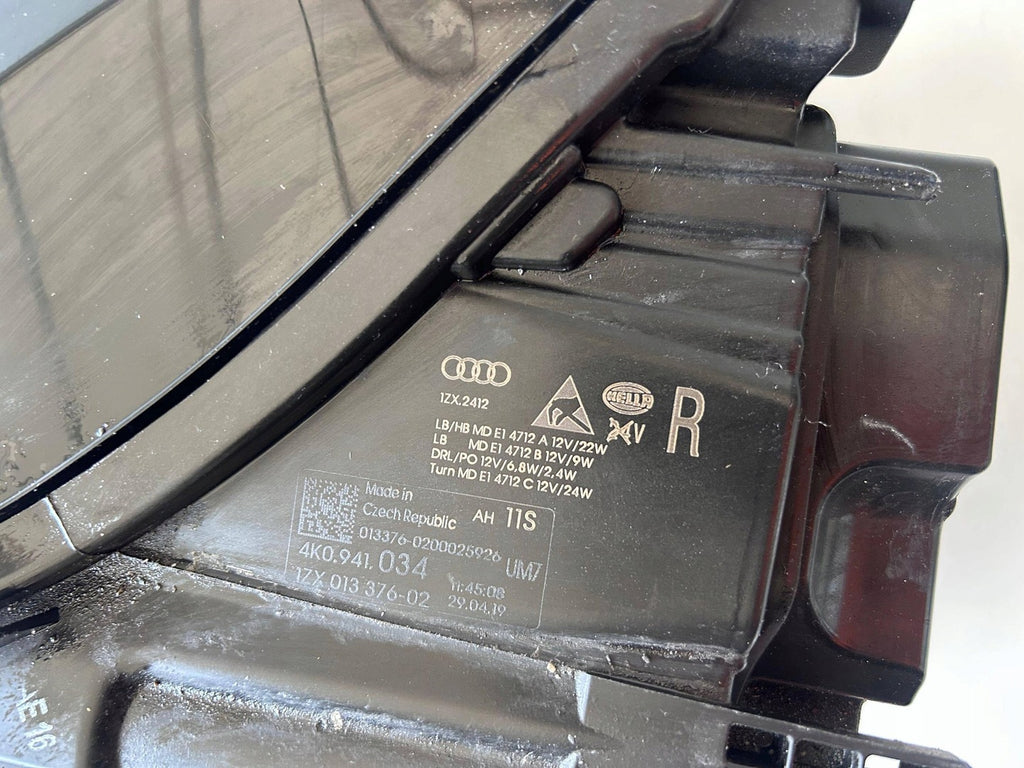 Frontscheinwerfer Audi A6 C8 4K0941034 Full LED Rechts Scheinwerfer Headlight