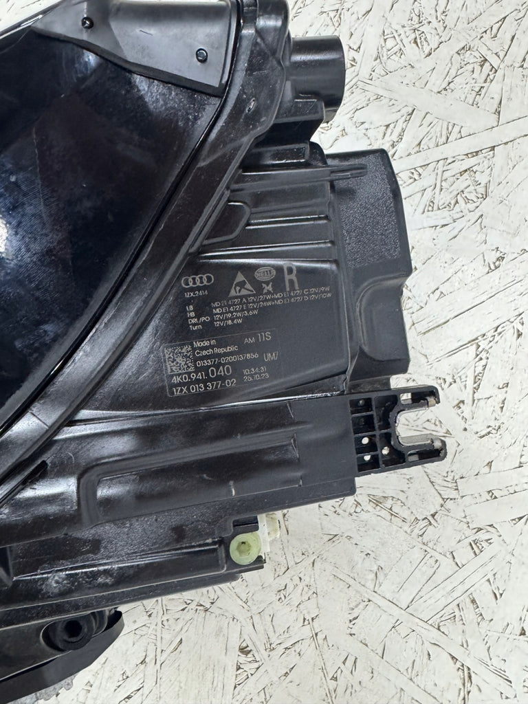 Frontscheinwerfer Audi A6 C8 4K0941040 Full LED Rechts Scheinwerfer Headlight SCH2351132372iz