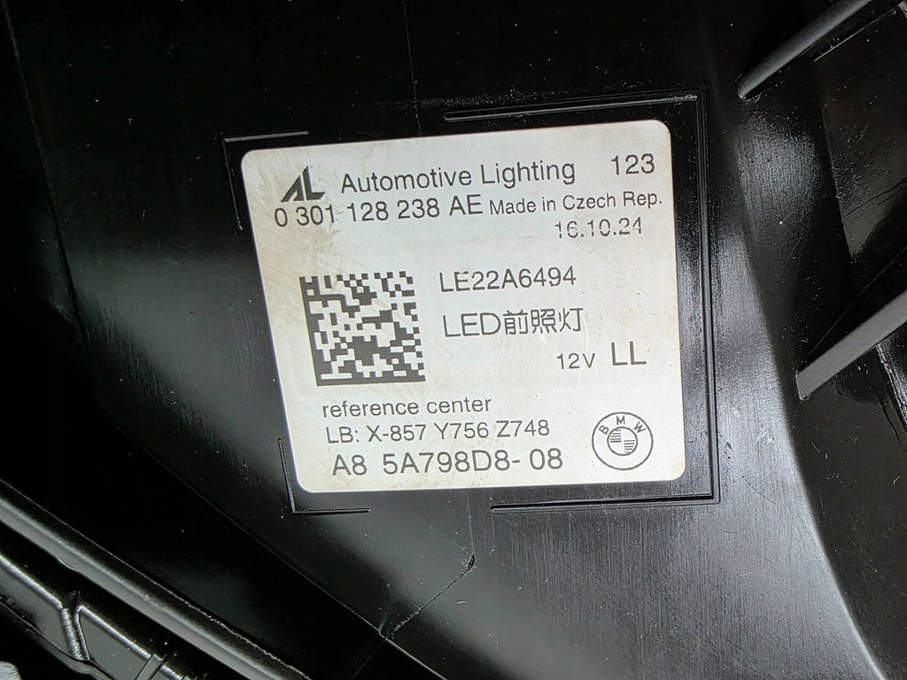 Frontscheinwerfer BMW 5 5A798D8 Full LED Rechts Scheinwerfer Headlight SCH6398737382yj