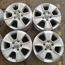 Load image into Gallery viewer, 4x Alufelge 16 Zoll 6.5" 5x120 62ET Glanz Silber 2H0071496 VW Amarok Rim Wheel FEL3625633769xc
