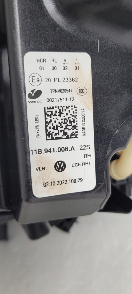 Frontscheinwerfer VW Id.4 11B941006A Rechts Scheinwerfer Headlight SCH1741397289wd