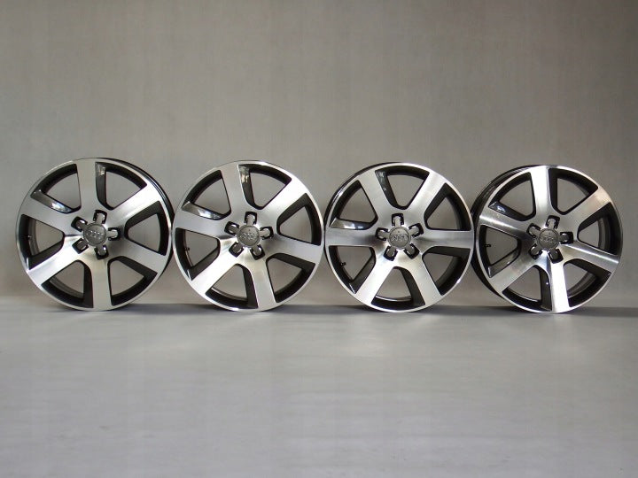 4x Alufelge 17 Zoll 8.0" 5x112 39ET Glanz Grau 4G0601025BK Audi A6 C7 B9 Mg FEL7303267263gv
