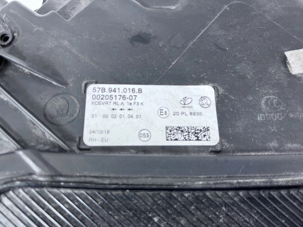 Frontscheinwerfer Skoda Kodiaq 57B941016B Full LED Rechts Scheinwerfer Headlight SCH8047452755sl