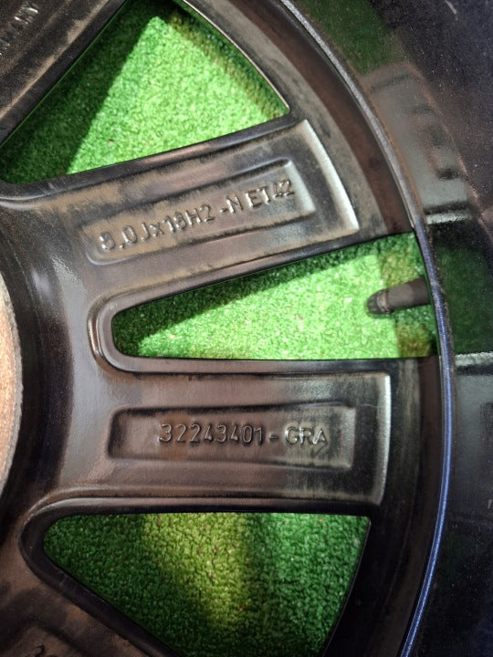 1x Alufelge 18 Zoll 8.0" 5x108 42ET Glanz Schwarz 32358646 Volvo I Rim Wheel FEL8073330366jx
