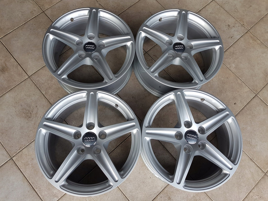 4x Alufelge 16 Zoll 7.0" 5x112 35ET Glanz Silber 8W0601025EF Audi A4 B9 C5 B7 FEL2815468890jy