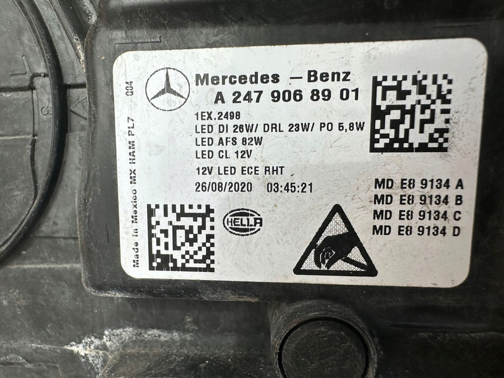 Frontscheinwerfer Mercedes-Benz Glb X247 A2479068901 Links Headlight SCH9048949004pd