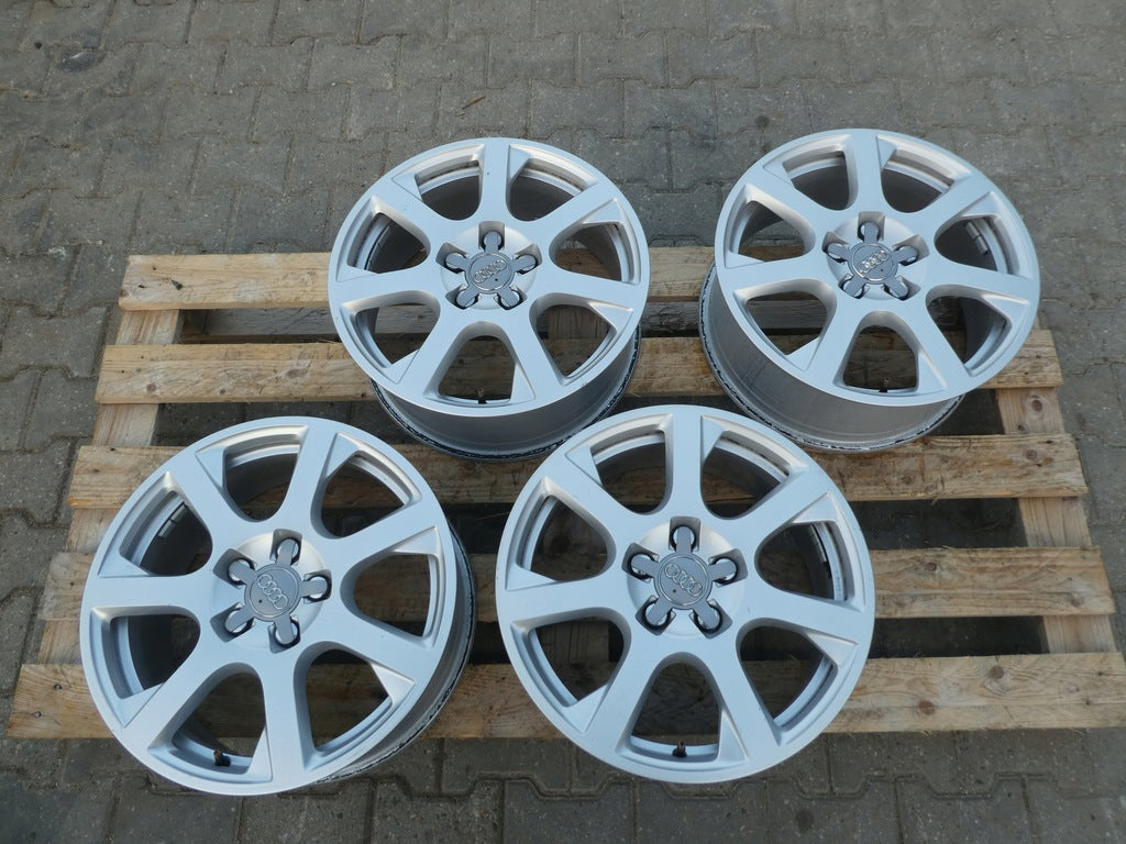 4x Alufelge 17 Zoll 7.0" 5x112 37ET Glanz Silber 8R0601025E Audi Rim Wheel FEL1650245957xe