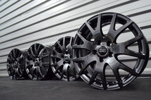 Laden Sie das Bild in den Galerie-Viewer, 4x Alufelge 17 Zoll 7.0" 5x112 47ET Schwarz Audi B6 B7 Rim Wheel FEL7411759717cw