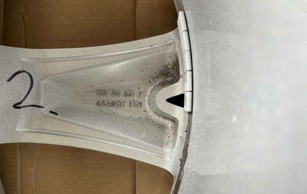 1x Alufelge 19 Zoll 8.5" 5x112 32ET Glanz Silber 8T0601025F Audi A4 B8 Rim Wheel FEL2675640949js