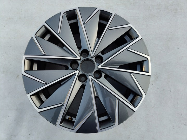 1x Alufelge 17 Zoll 6.5" 5x100 40ET Glanz Grau 658601025AA Mg Kamiq Rim Wheel FEL3841638787sw