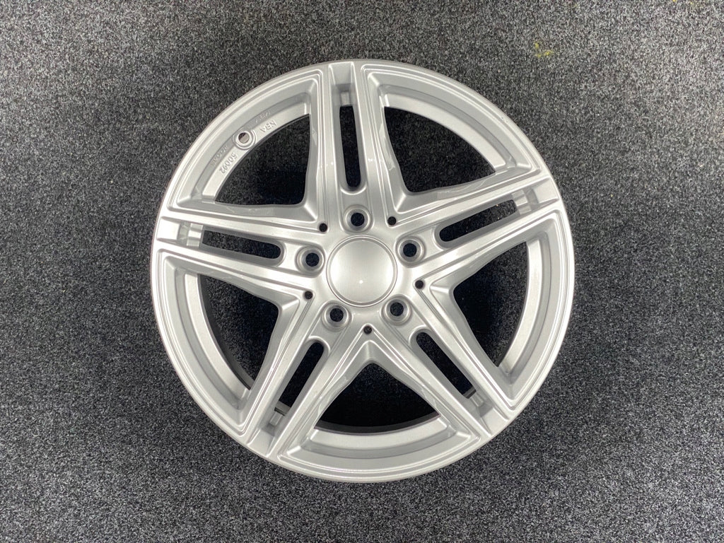 1x Alufelge 16 Zoll 7.5" 5x112 45ET Glanz Silber KBA50092 Rim Wheel FEL9596753332qp