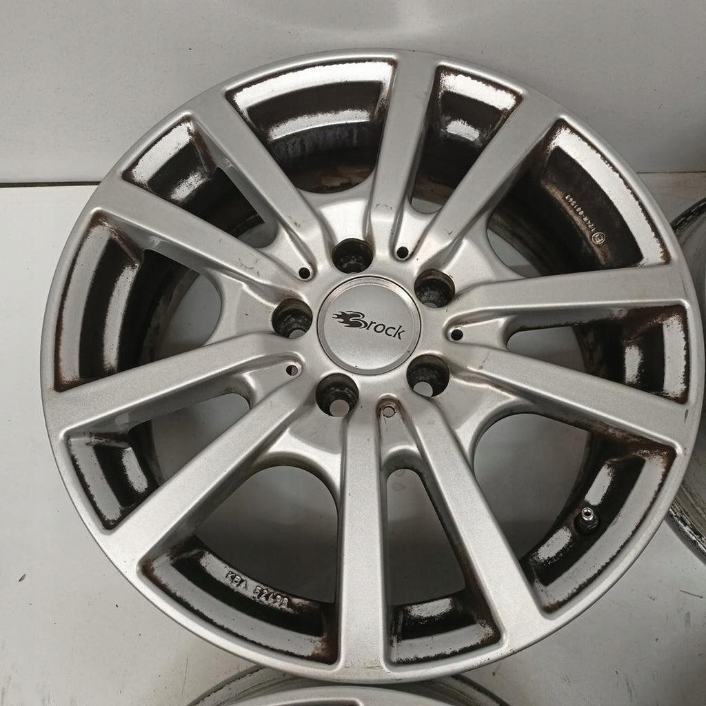 4x Alufelge 17 Zoll 7.0" 5x112 51ET Glanz Silber Audi I Rim Wheel FEL2385732160ny