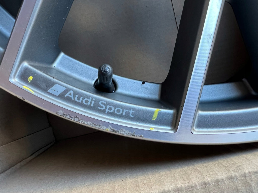 1x Alufelge 19 Zoll 8.0" 5x112 40ET Graphit 8W0601025DH Audi A4 B9 Rim Wheel FEL5341633770ej