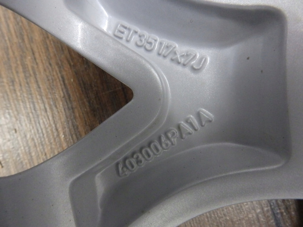 1x Alufelge 17 Zoll 7.0" 5x114.3 35ET 403006PA1A Nissan Juke Rim Wheel FEL5633377691mr