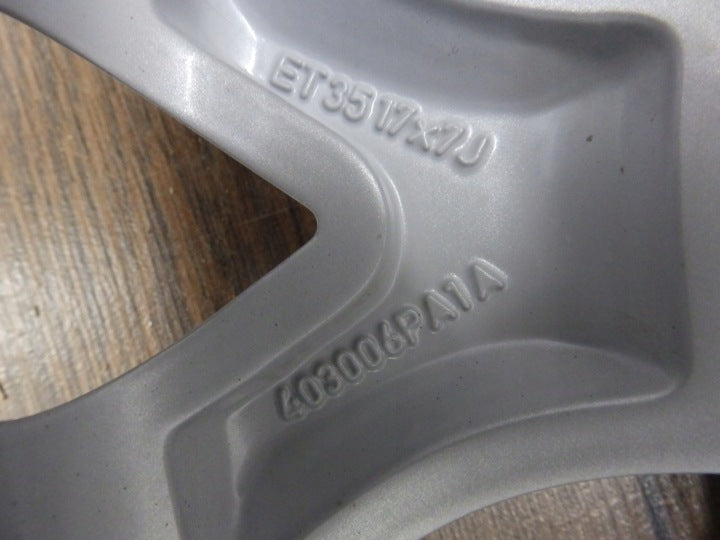 1x Alufelge 17 Zoll 7.0" 5x114.3 35ET 403006PA1A Nissan Juke Rim Wheel FEL5633377691mr