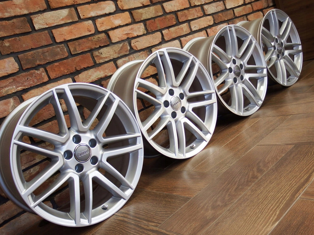 4x Alufelge 19 Zoll 9.0" 5x112 32ET Glanz Silber 4H0601025CA Audi A5 A8 FEL5116873844bi