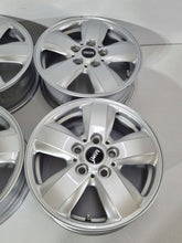 Laden Sie das Bild in den Galerie-Viewer, 4x Alufelge 15 Zoll 5.5" 5x112 46ET Glanz Silber 6855101 Mini Rim Wheel FEL6463992510ih