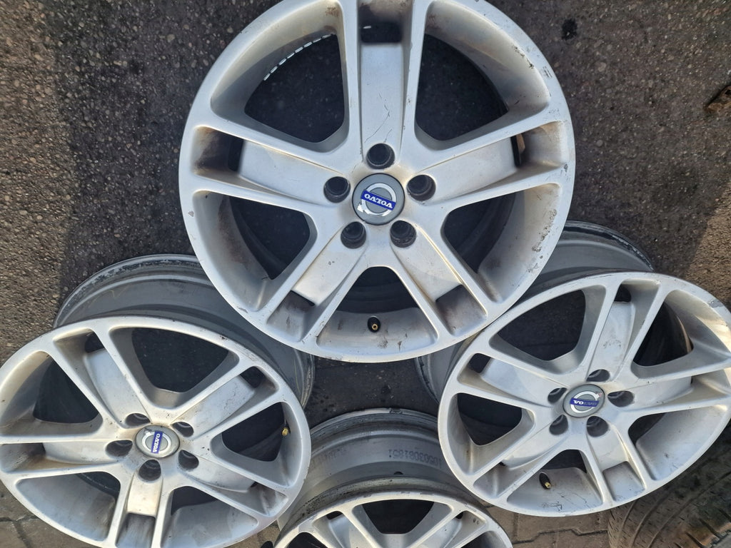 4x Alufelge 17 Zoll 7.0" 5x108 52 5ET Glanz Silber 30714965 Volvo V40 V50 FEL9664942114sb