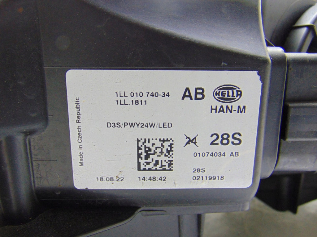 Frontscheinwerfer Audi A3 1LL010740-34 LED Rechts Scheinwerfer Headlight