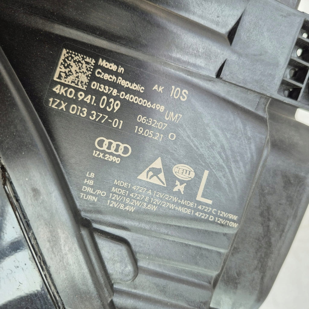 Frontscheinwerfer Audi A6 C8 4K0941039 Full LED Ein Stück (Rechts oder Links) SCH4840393994qw