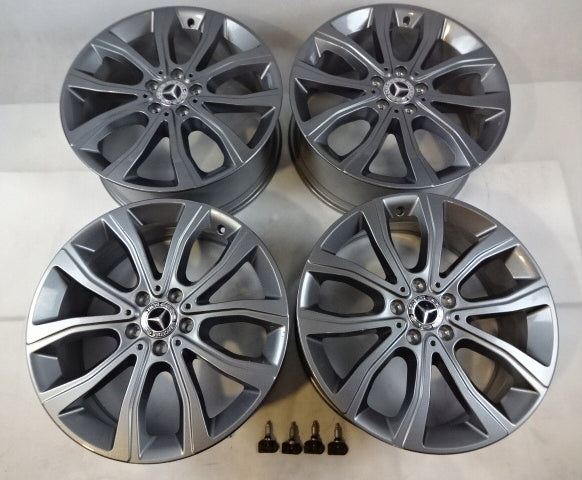 4x Alufelge 19 Zoll 8.0" 5x112 56ET A1664011500 Mercedes-Benz Gle W166 Rim Wheel FEL9096281856nv