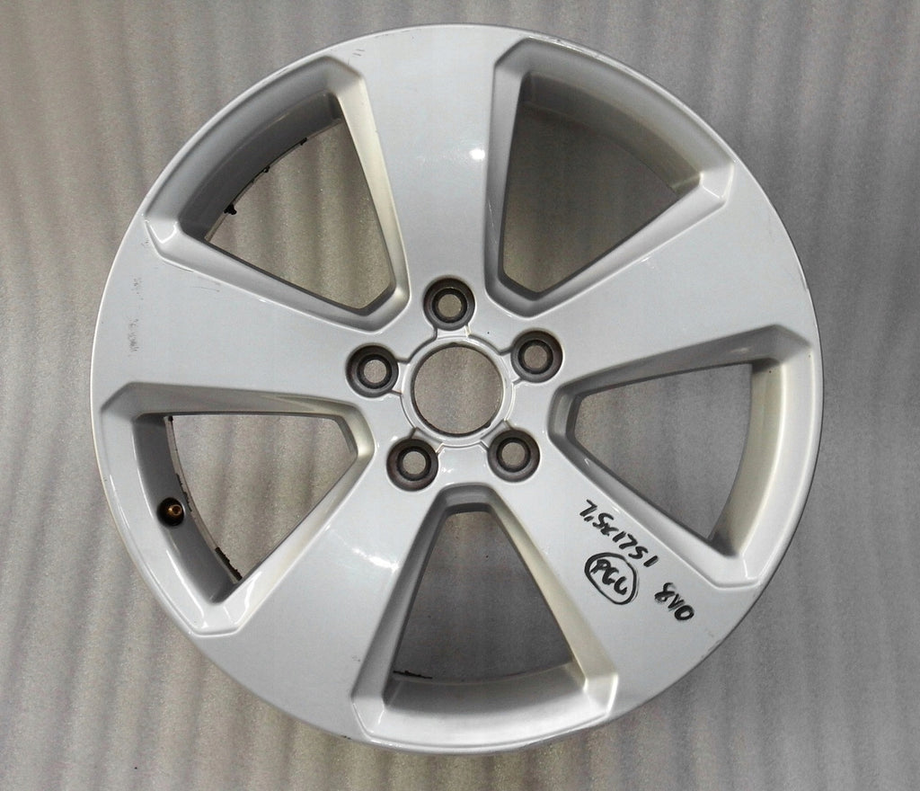 1x Alufelge 17 Zoll 7.5" 5x112 51ET Glanz Silber 8V0601025BK Audi A3 Rim Wheel