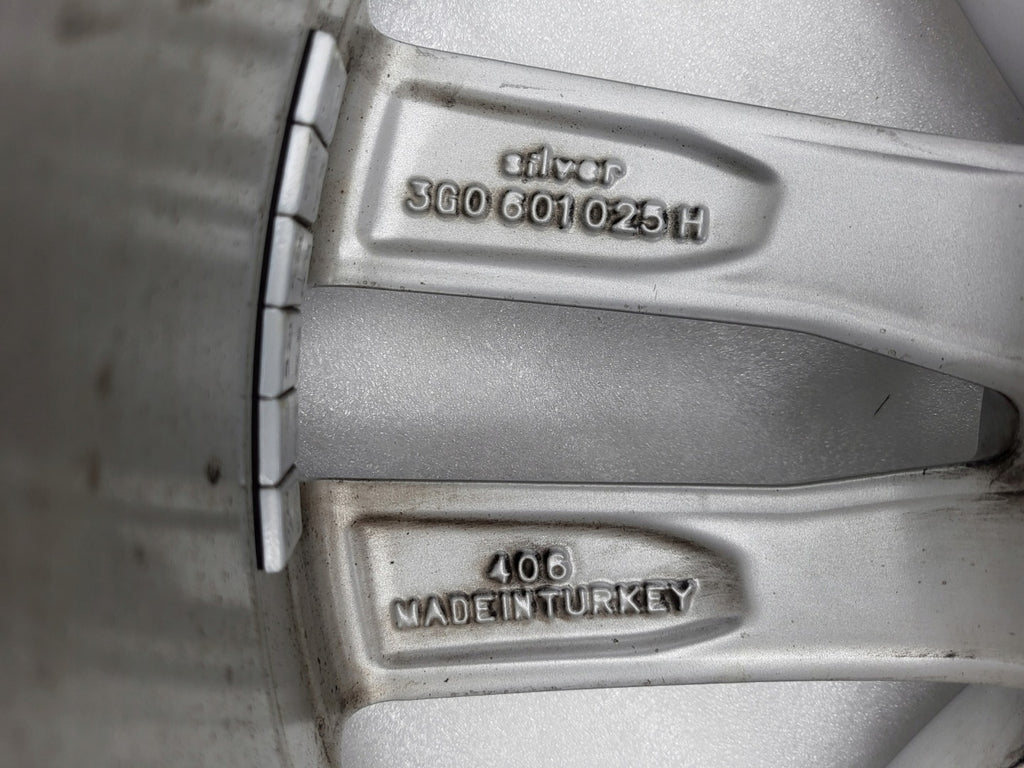 1x Alufelge 18 Zoll 8.0" 5x112 44ET Glanz Silber 3G0601025H VW Passat B8 FEL2592688546wg