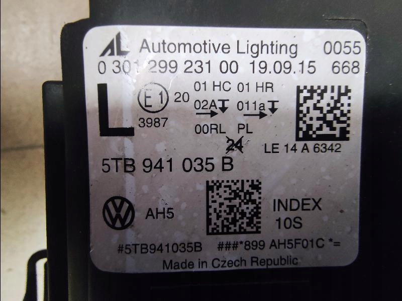 Frontscheinwerfer VW Touran 5TB941035B LED Links Scheinwerfer Headlight