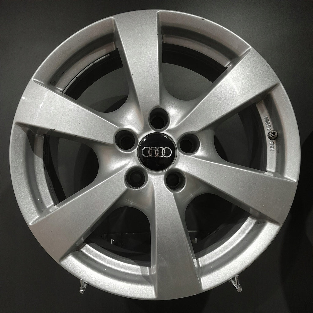 4x Alufelge 17 Zoll 7.5" 5x112 37ET Silber Audi B8 Rim Wheel FEL1556232548gu